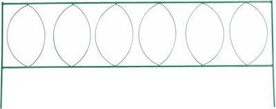 Изгородь декоративная Sima-Land Весна Садовый большой 60x810см 5 секций / 2083050 (зеленый)