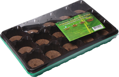 Набор для рассады Экоторф 1306311 (зеленый)