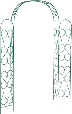 Арка садовая Sima-Land Весна 230x125x36.5см для вьющихся растений / 2083029 (зеленый)