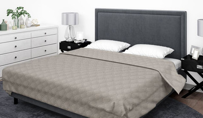 Покрывало Бояртекс Ультрастеп гл/кр. №16-1305 (180x210, верх/низ теплый серый)