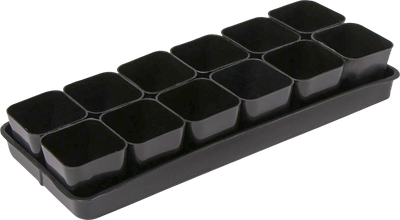 Набор горшков для рассады GREENGO 1839721 (12шт, микс)