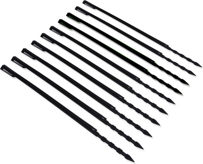 Опора для растений GREENGO Колышек 9035816 (10шт, черный)