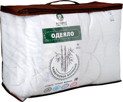 Одеяло Реноме 2сп Сатин 14/227 172x205 (бамбук, 300)