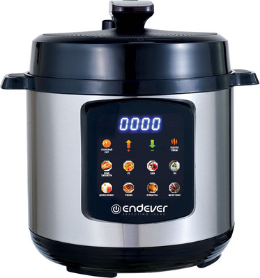 Мультиварка-скороварка Endever Vita-133 (черный/стальной)