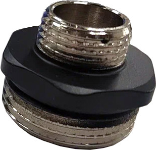 Ниппель переходной Ростела 1/2"х1" (черный Ral 9005)