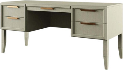 Письменный стол Молодечномебель Charlie двухтумбовый ВМФ-1508 (серый агат)