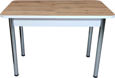 Обеденный стол СВД Юнио 120x75 / 005.П24.Х (дуб вотан/хром)