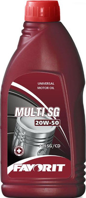 Моторное масло Favorit Multi SG 20W50 SG/CD / FV3401-1 (1л)