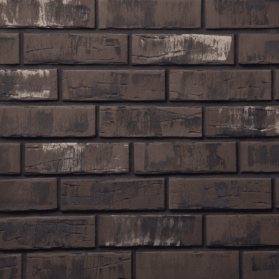 Декоративный камень бетонный Petra Клинкерный кирпич 15П9 (темно-коричневый)