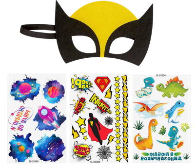 Набор временных татуировок Школа талантов Супергерой / 4626049