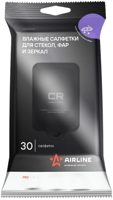 Влажные салфетки для автомобиля Airline ANMS04 (30шт)
