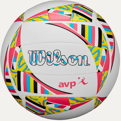 Мяч волейбольный Wilson Avp Movement Vb New / WV4008001XBOF (белый/розовый/желтый)