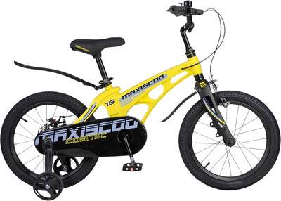 Детский велосипед Maxiscoo Cosmic Стандарт 16 2025 / MSC-C1641 (желтый матовый)
