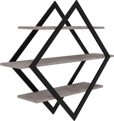 Полка Макс Стайл ПнР-600-3 навесная (оникс)