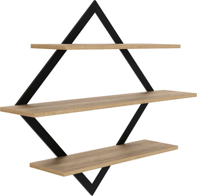 Полка Макс Стайл ПнР-600-3-1 навесная (дуб кантри золотой)