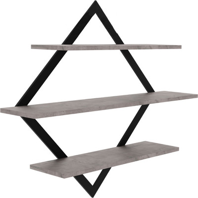 Полка Макс Стайл ПнР-600-3-1 навесная (оникс)