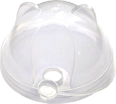 Набор крышек для стаканов Паксервис Cat для Bubble d90мм / 288861 (90шт, прозрачный)