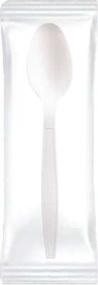 Набор одноразовых ложек Паксервис Стандарт 165мм / 388857 (400шт, белый)