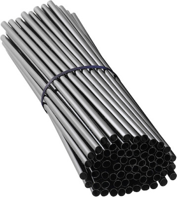 Набор одноразовых трубочек Паксервис Прямая 240мм / 286753 (500шт, черный)