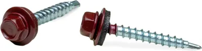 Саморез ЕКТ SRW-R 4.8х35 сверло РТ1 RAL 3005 / V023046 (200шт, красное вино)