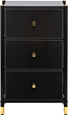 Комод Импэкс Нирита/Хайди 3 ящика (черный)