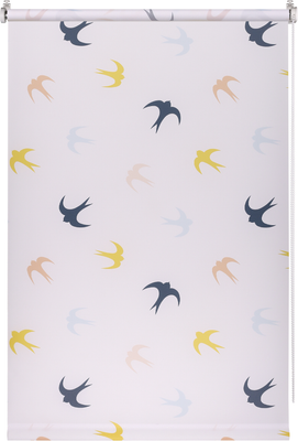 Рулонная штора Franc Gardiner Print Небесные ласточки 160x175 / 9403217937 (мультиколор)