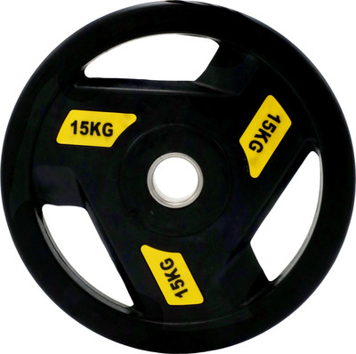 Диск для штанги UNIX Fit Pro / DG15RUBPYL (15кг, желтый)