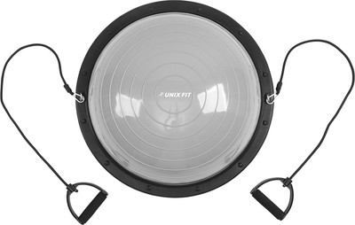 Силовой тренажер UNIX Fit Полусфера балансировочная Bosu / BSSP58 (с эспандерами)