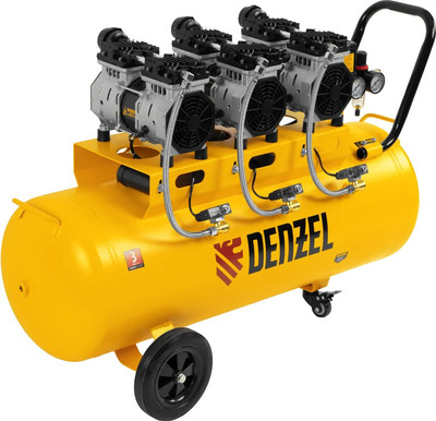 Воздушный компрессор Denzel Безмаслянный DLS 1800/100 / 58028