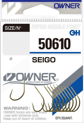 Набор крючков рыболовных Owner Seigo gold №8 / 50610-08 (13шт)