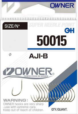 Набор крючков рыболовных Owner Aji B gold №12 / 50015-12 (16шт)