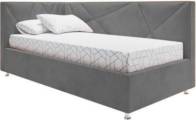 Односпальная кровать Elmax Катания 90x200 угол левый (Glory 20)