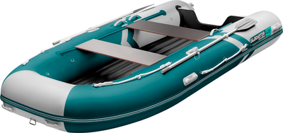 Надувная лодка GLADIATOR E420S (морской зеленый/белый)