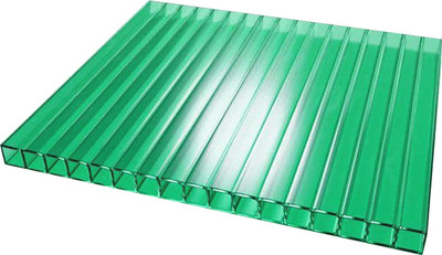 Сотовый поликарбонат TitanPlast T 4мм 2100x6000мм (зеленый)