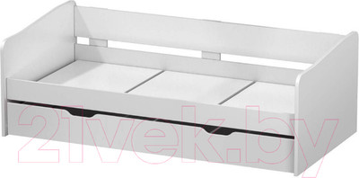 Двухъярусная выдвижная кровать детская Polini Kids Fun 4200 (белый)
