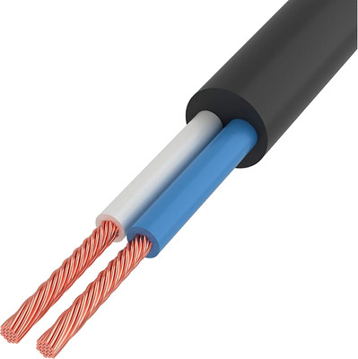 Провод силовой Rexant 01-8031-10 (10м, черный)