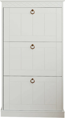 Тумба для обуви Dipriz Индра 3дв. / Д.15017.1 (белый)