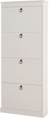 Тумба для обуви Dipriz Индра 4дв. Д.15023.1 (белый)