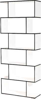 Стеллаж Dipriz 720х240х1738 / Д.35066.1 (белый/черный)