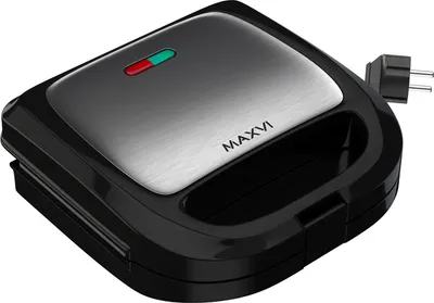 Сэндвичница Maxvi SM751S (серебристый/черный)