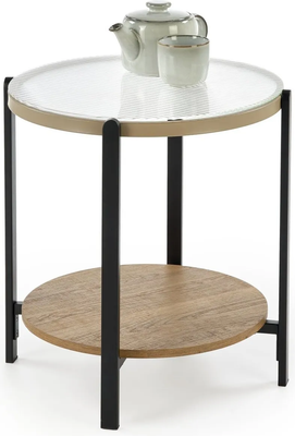 Журнальный столик Halmar Kamala S (натуральный/черный)