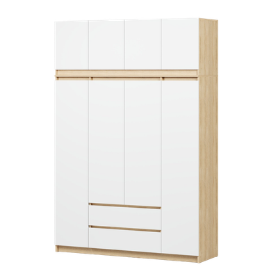 Шкаф Soma ШК-4 160-235 (дуб сонома/белый)