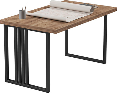 Письменный стол Mio Tesoro Франко 36 120x66 (дуб золотой крафт/черный)