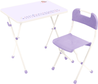Комплект мебели с детским столом Ника КА2/СН (сиреневый)