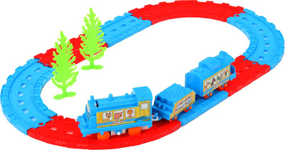 Железная дорога игрушечная Технодрайв Синий Трактор / 2212B0051-R