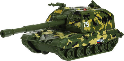Танк игрушечный Технопарк Мста-Гаубица / MSTA-12MILL-GN-WOD