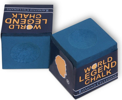 Мел для бильярда Van Ooy Billiard Supllies Raymond Ceulemans World Legend 03877 (2шт, синий)