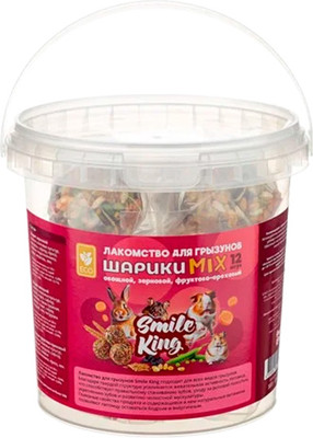 Лакомство для грызунов Smile King Шарики Mix / LKG-51 (300г)