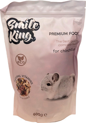 Корм для грызунов Smile King Для шиншилл премиум / LKG-26 (600г)