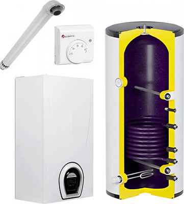 Газовый котел Federica Bugatti 24В + S-Tank PWR 150